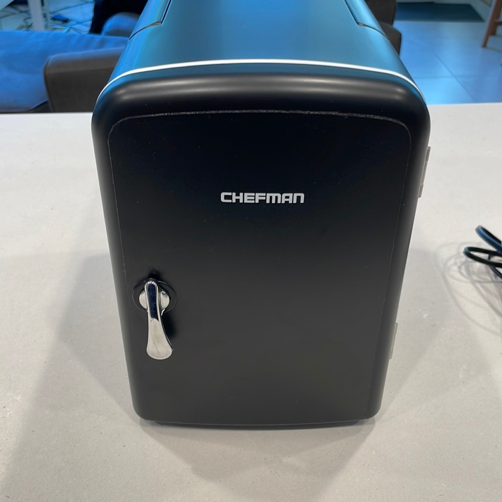 Chefman Mini Fridge - Black - Used